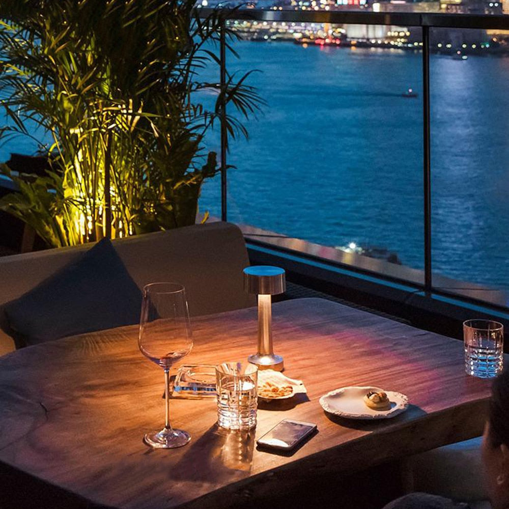 Elegante Lavamara Bar Tischlampe