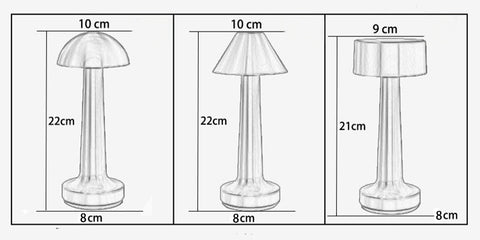 Elegante Lavamara Bar Tischlampe