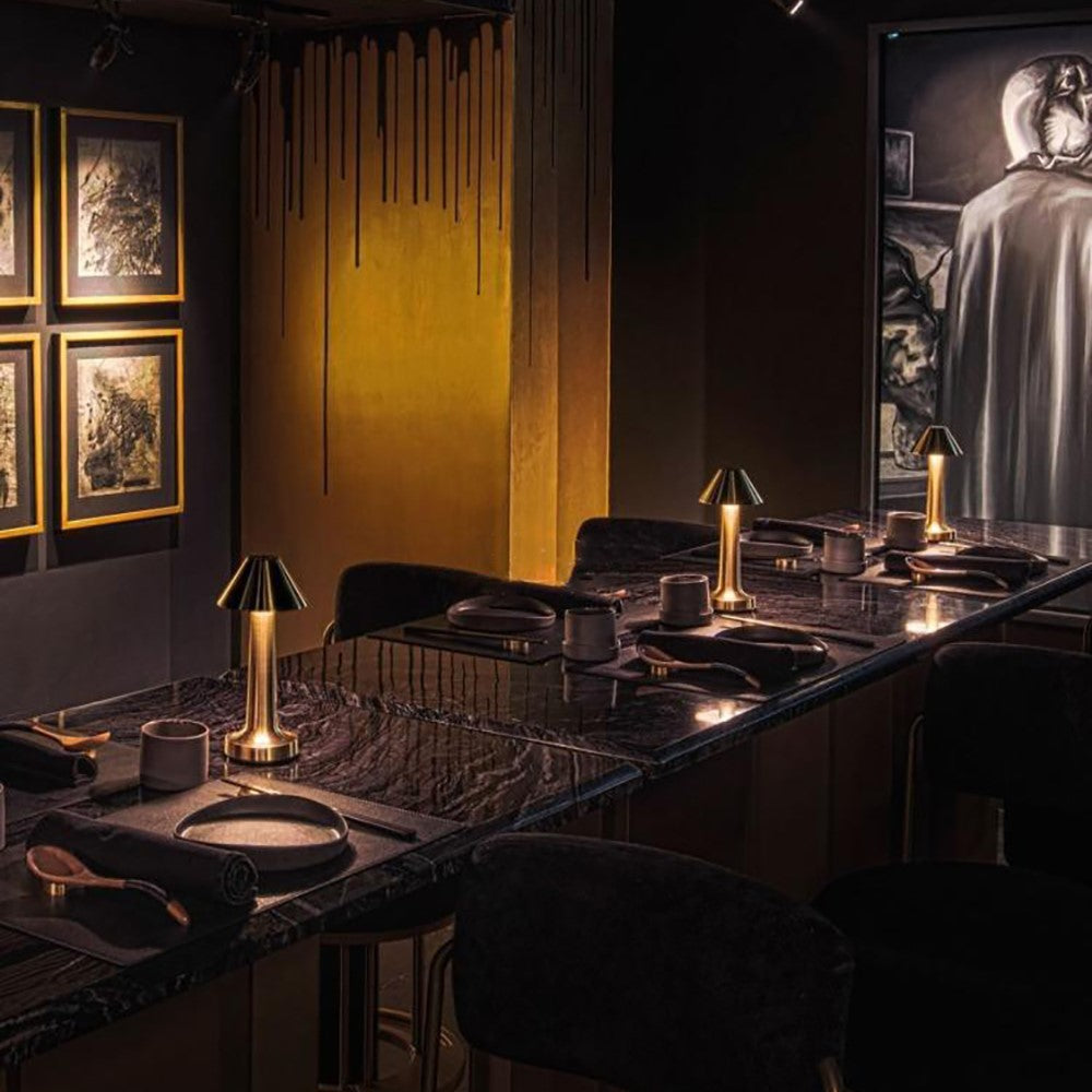 Elegante Lavamara Bar Tischlampe